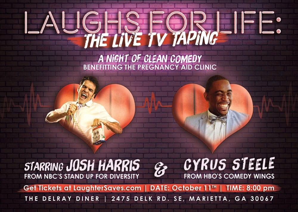 Laughs for Life comedy event fundraiser.