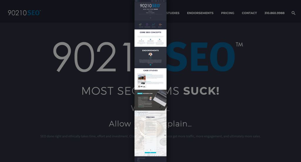 90210SEO website