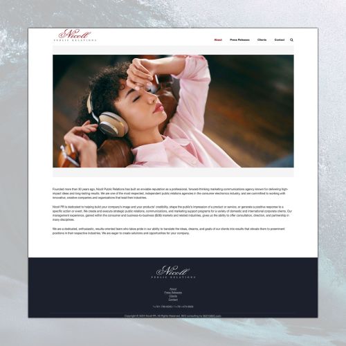 Nicoll PR Website