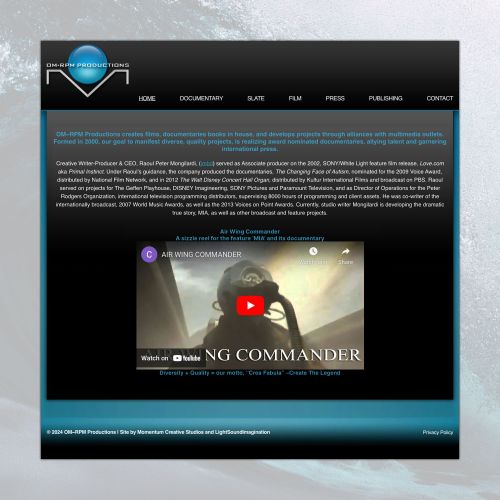 OM~RPM Productions Website